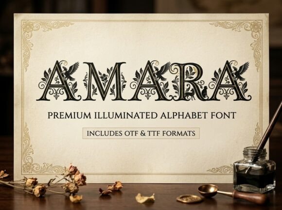 Amara: A Display Font for Bold Branding