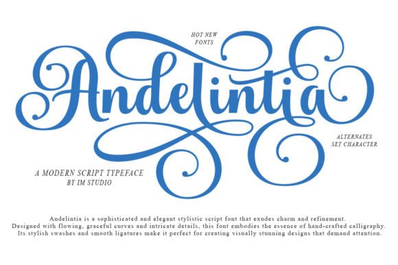 Andelintia: The Modern Calligraphy Font That Balances Art and Function