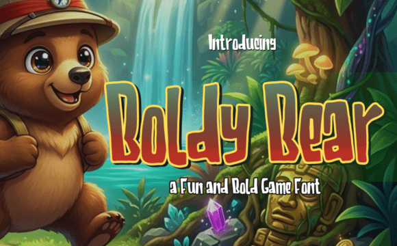Boldy Bear: The Playful Pioneering Display Typeface