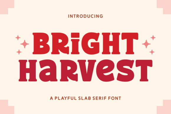 Bright Harvest: A Modern Slab Serif for Impactful Design