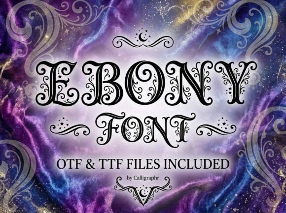 Ebony: The Whimsical Serif for Fairytale Design
