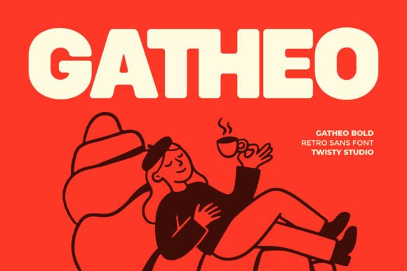 Gatheo: A Bold Retro Sans for Modern Design