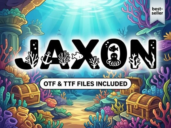 Jaxon: Dive Into Creativity With This Ocean-Inspired Font