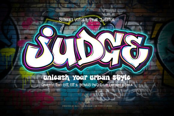 Judge: Unleash Urban Edge with This Dynamic Typeface