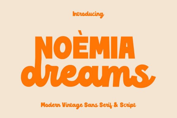 Noemia Dreams: The 1970s Font Duo for Modern Brands