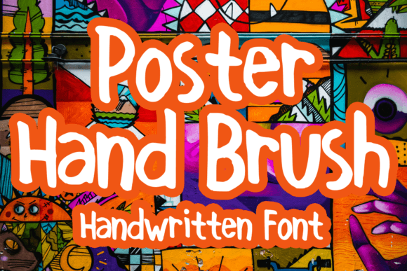Poster Hand Brush: A Playful Handmade Marker Typeface