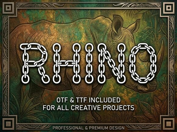 Rhino: A Display Font That Commands the Spotlight