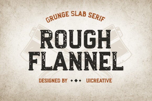 Rough Flannel: A Serif Font with Modern Sophistication