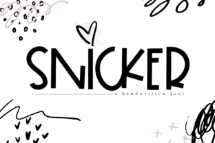 Snicker: A Display Font with Quirky Charm