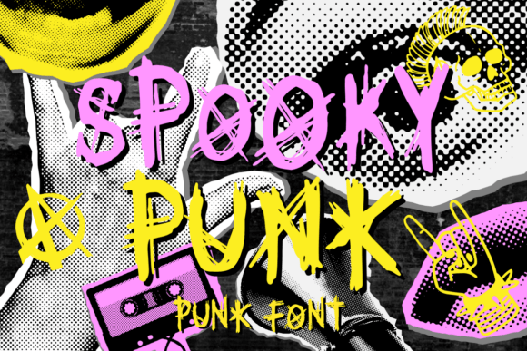 Spooky Punk: Capturing Raw Energy in Digital Type