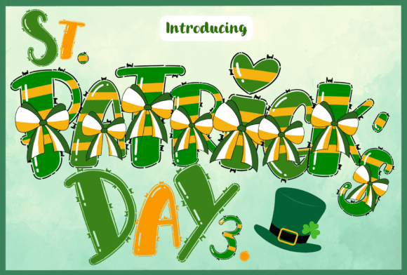 St. Patrick's Day3: A Festive Font for Creative Projects
