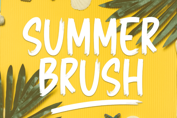 Summer Brush: A Script Font for Modern Elegance