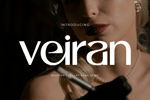 Veiran Regular: A Modern Typeface for Bold Statements